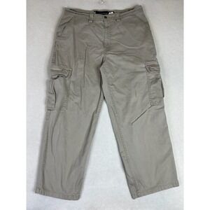 Vintage Levi's Silvertab Khaki Cargo Pants Men's 36x30 Beige Baggy Skater 90's